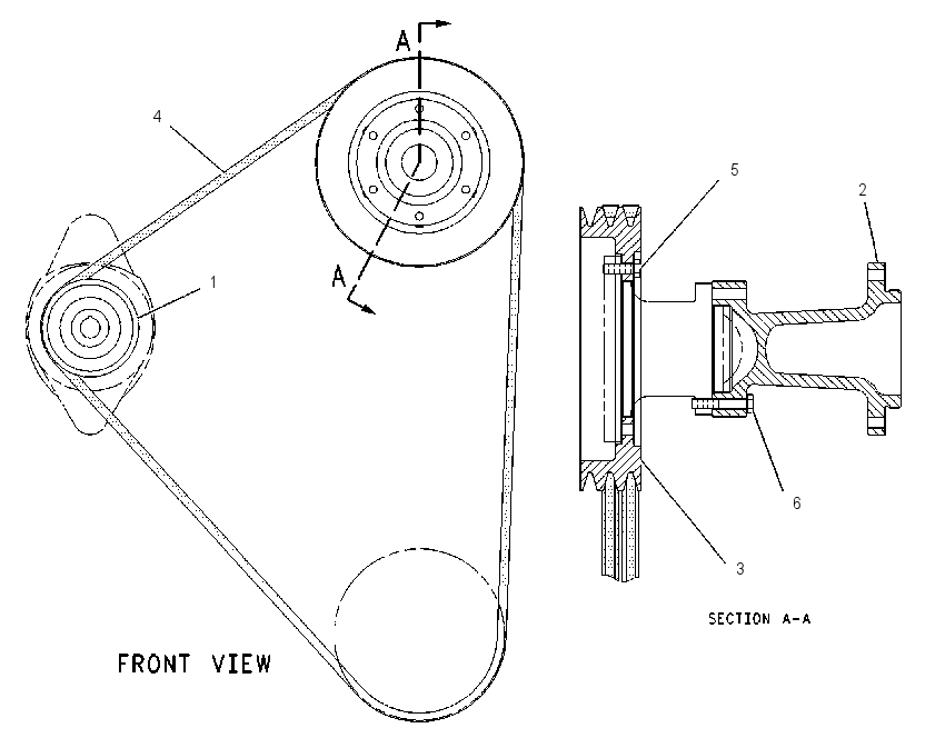 PULLEY GP-FAN 1185568 CAT