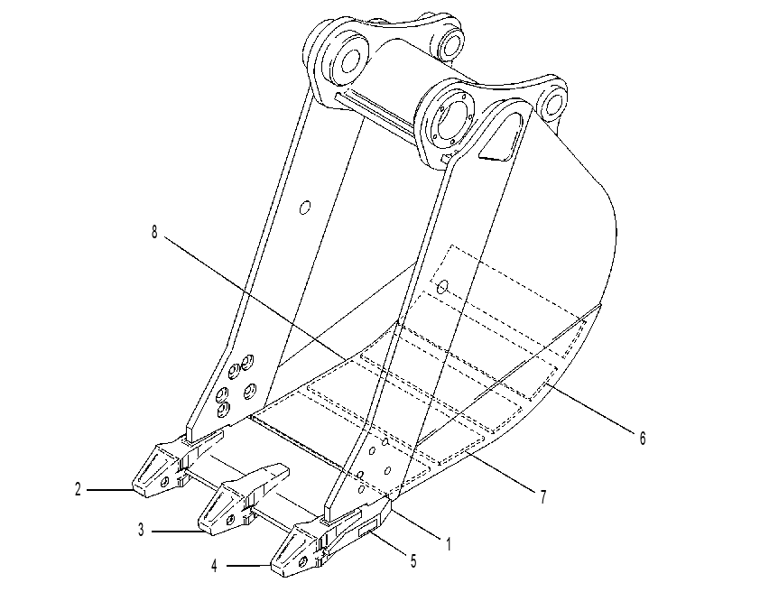BUCKET AS-TRENCHING 1053597 CAT