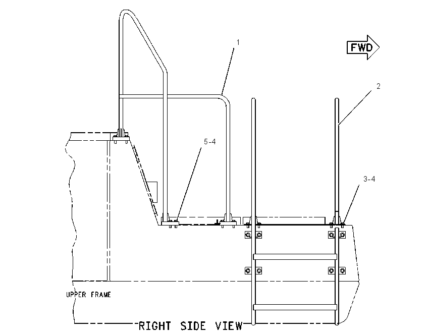 Поручень 4I0120 CAT