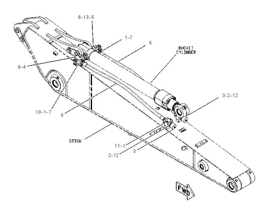 LINES GP-DIVERTER VALVE 1185511 CAT