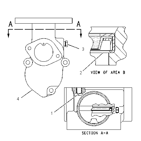 COVER GP-WATER OUTLET 1245797 CAT