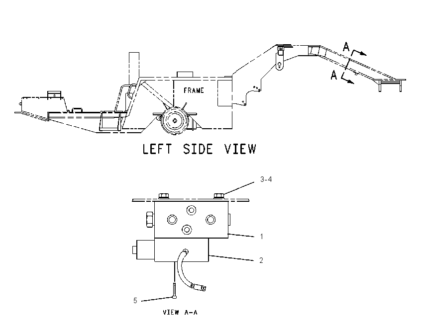 VALVE & MTG GP-REAR DRIVE 1246921 CAT