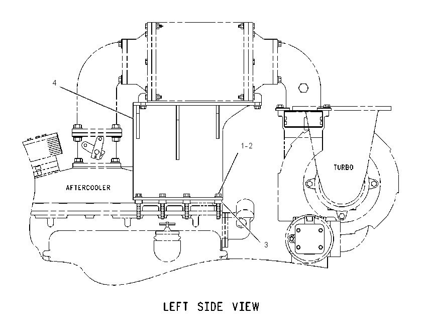 MOUNTING GP-AFTERCOOLER 1170714 CAT