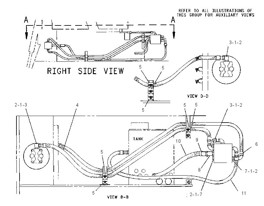 LINES GP-AUGER 7R3680 CAT