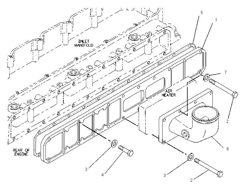 COVER GP-INLET MANIFOLD 7E1069 CAT