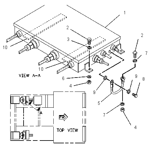 MOUNTING GP-JUNCTION BOX 7R4681 CAT