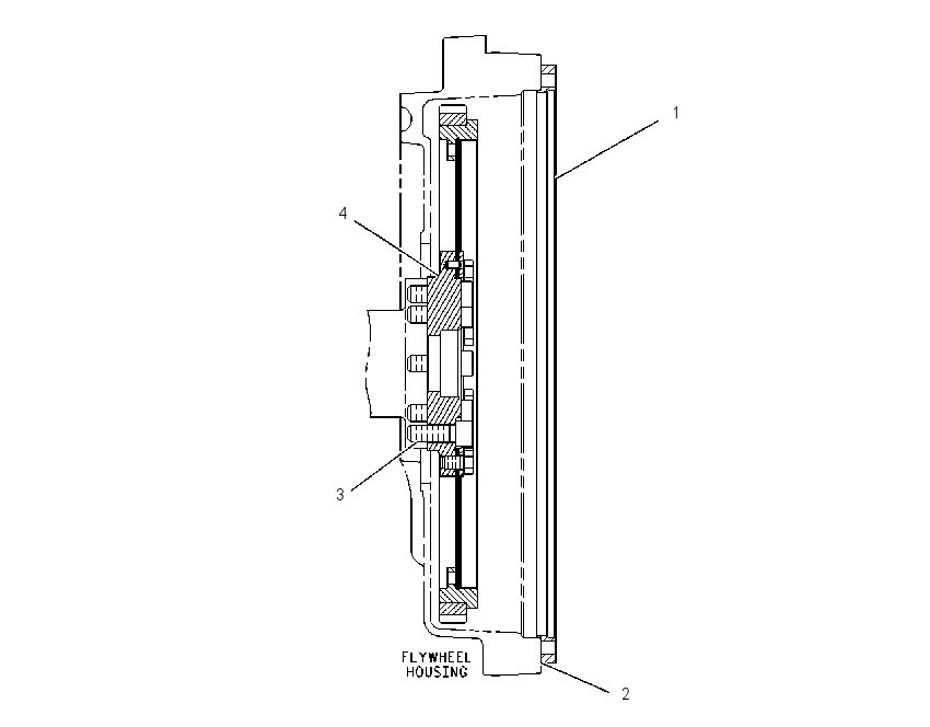 ADAPTER GP-ENGINE TO XMSN 1170176 CAT