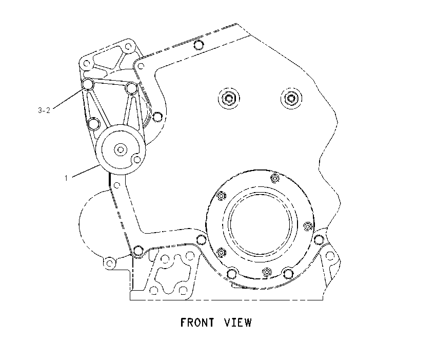 MOUNTING GP-BELT TENSIONER 1230811 CAT