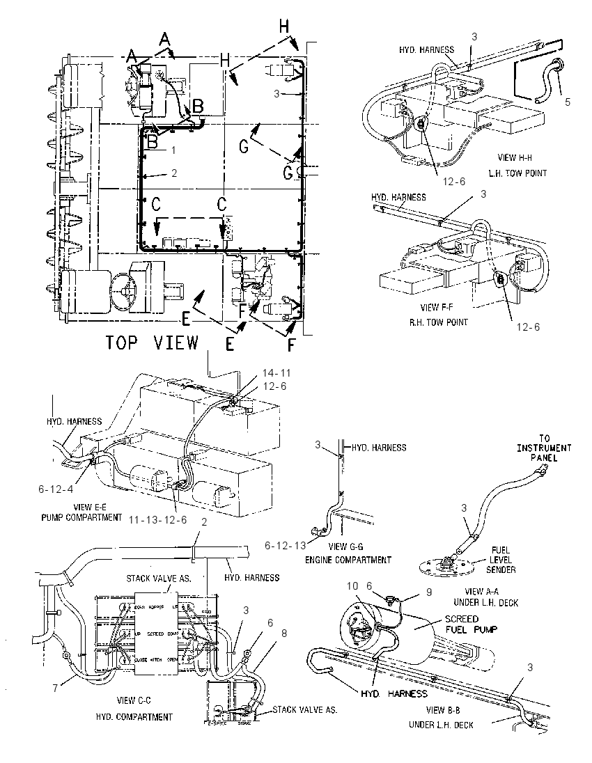 WIRING GP-HYDRAULIC CONTROL 7R4679 CAT