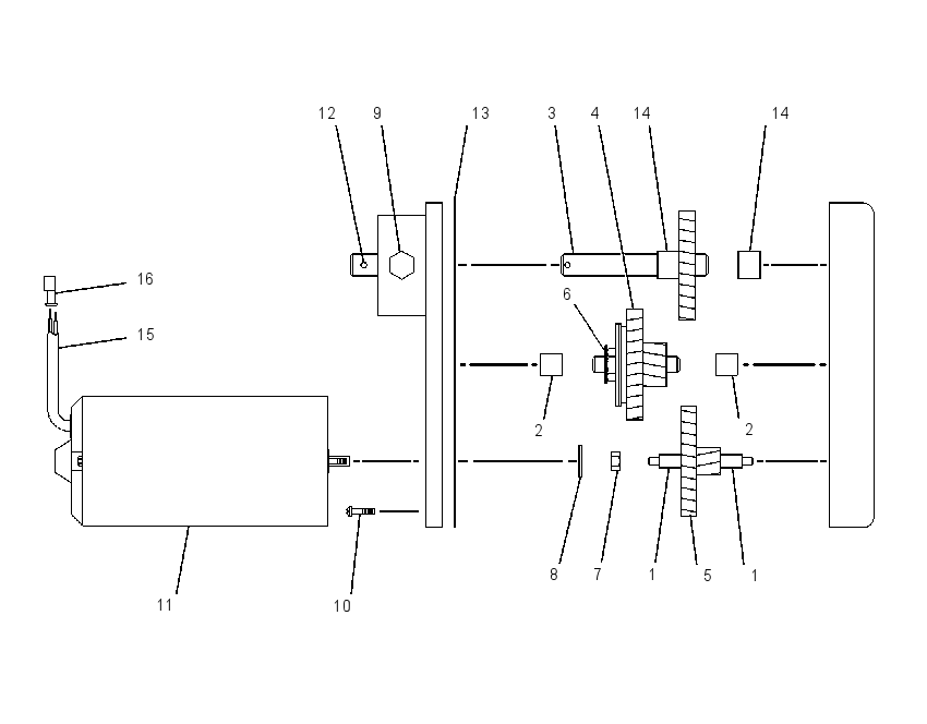 MOTOR GP-POWER ADJUSTER 1037348 CAT