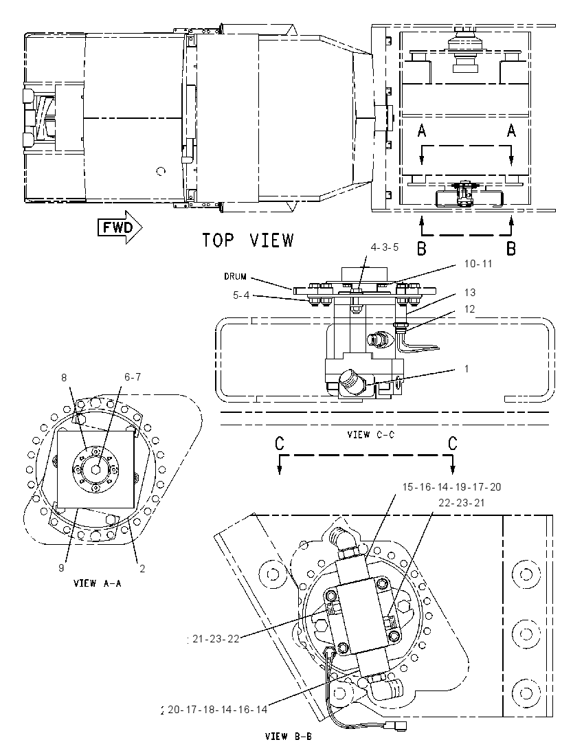 MOTOR & MTG GP-VIBRATORY 1263444 CAT