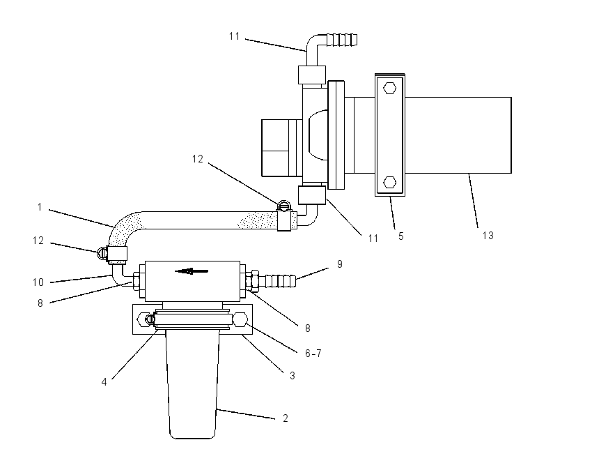 PUMP GP-WATER SPRAY 1263414 CAT