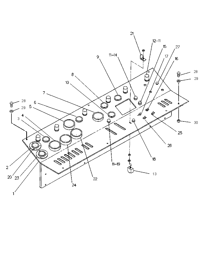 CONSOLE GP-INSTRUMENT 1G6823 CAT