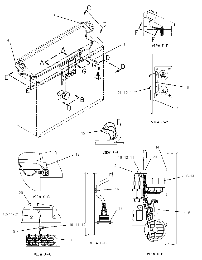 Проводка консоли 1G6954 CAT