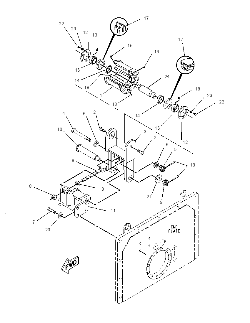IDLER GP-ROTOR DRIVE 0822963 CAT
