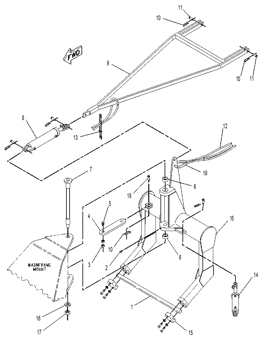 SUPPORT GP-SECOND STAGE 7R4049 CAT