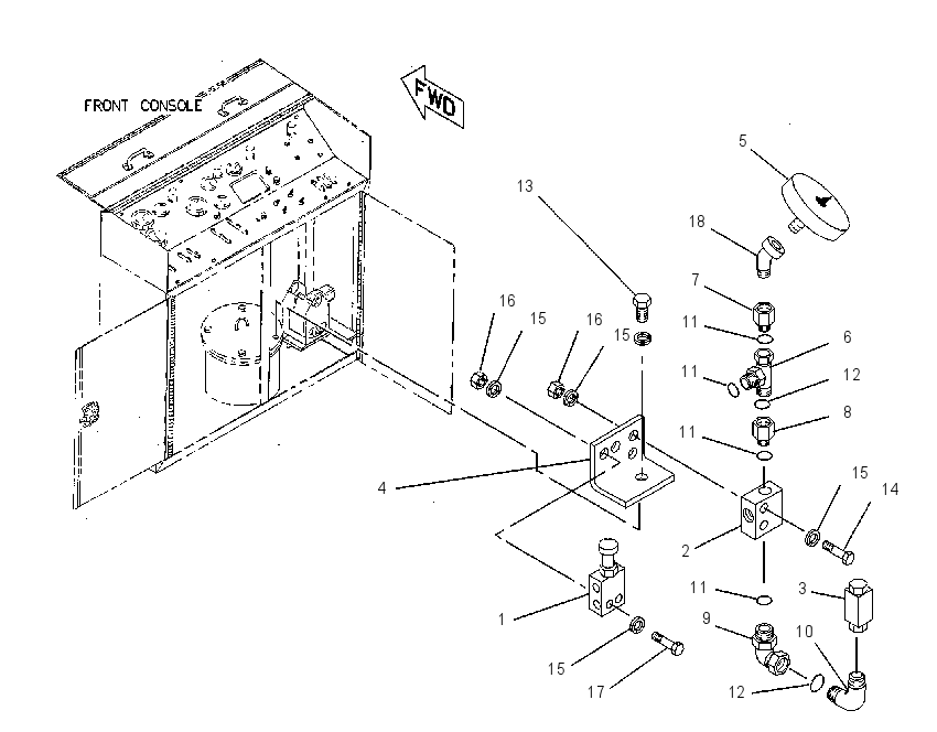 VALVE & MTG GP-PRESS CONTROL 1G8482 CAT