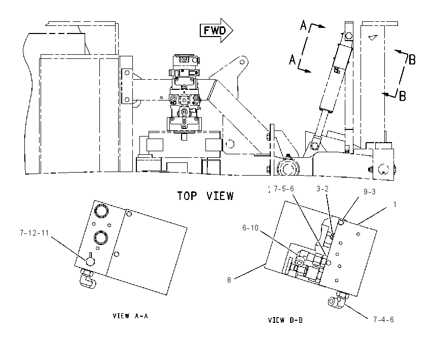 VALVE & MTG GP-OFFSET 1263456 CAT