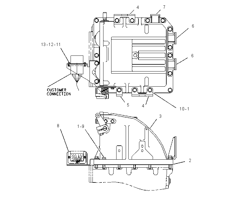 COVER GP-AFTERCOOLER 1104219 CAT