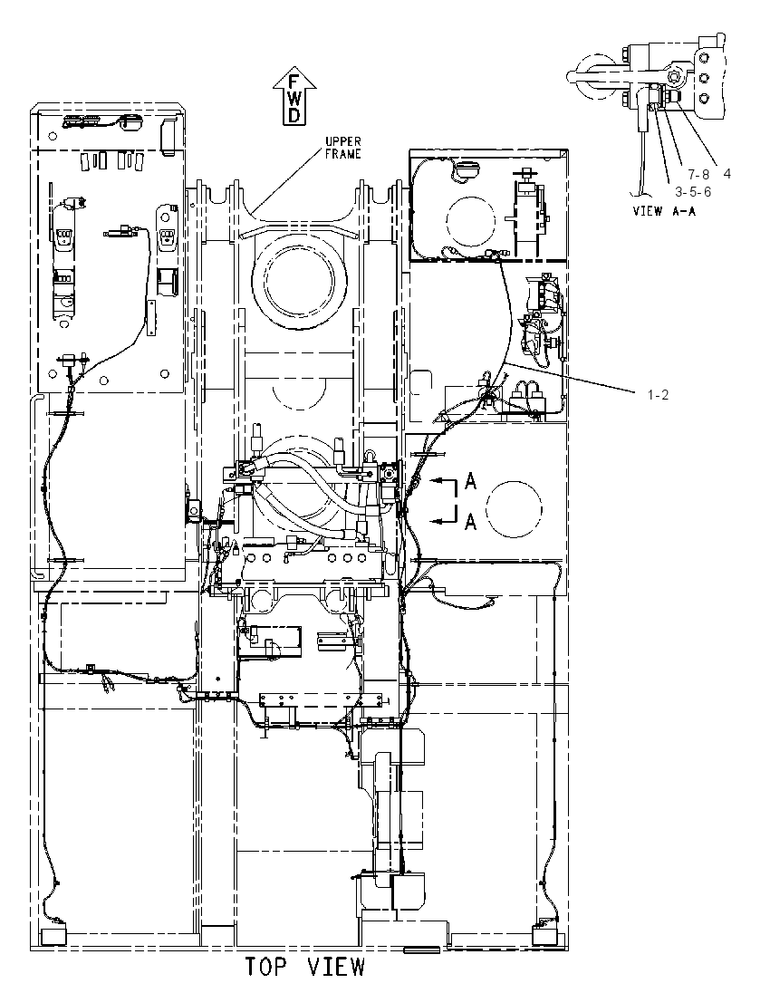 Проводка площадки 1199402 CAT