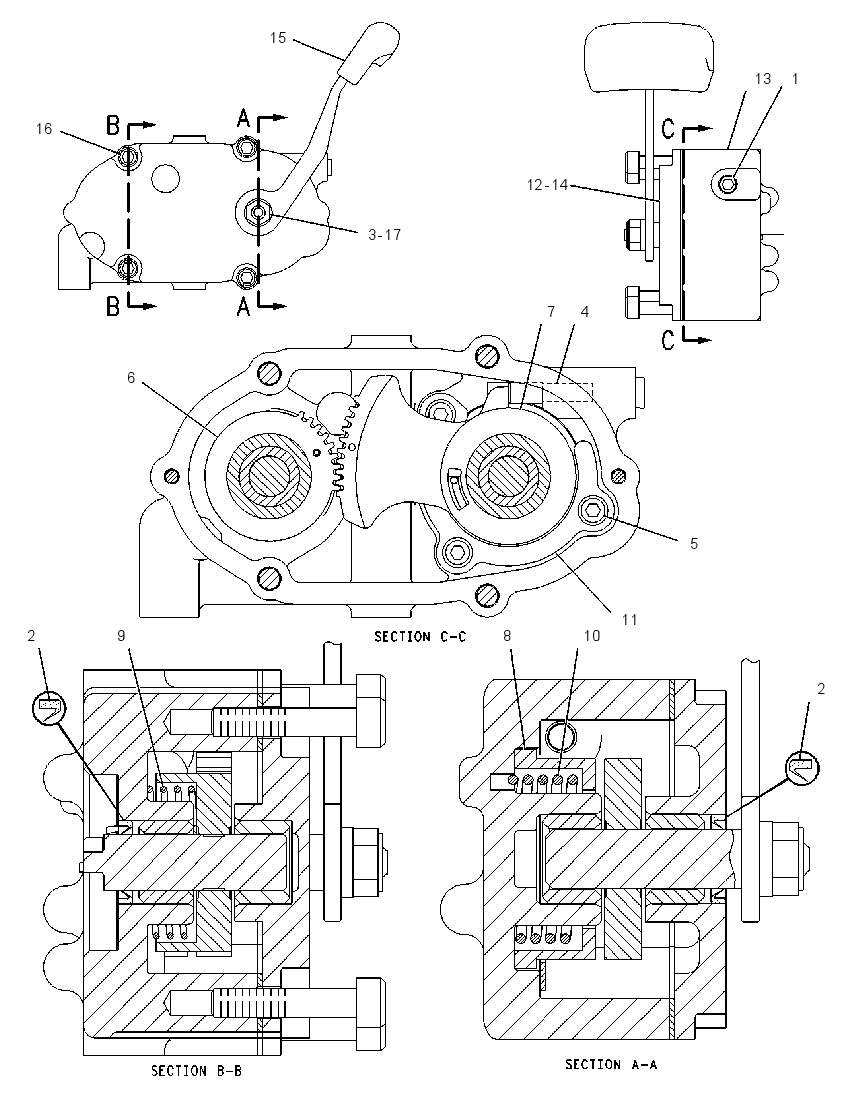 GEAR GP-STEERING 1259664 CAT
