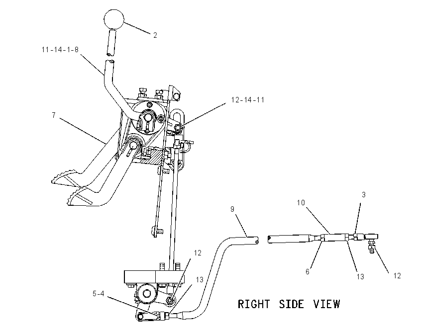 CONTROL GP-GOVERNOR & BRAKE 1073886 CAT