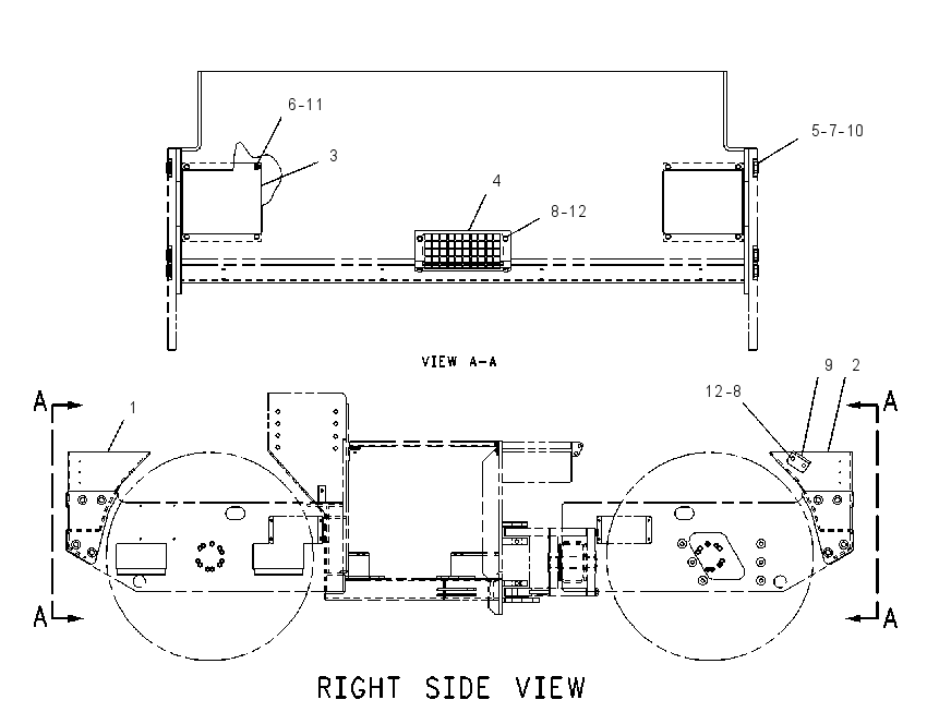 BUMPER GP-DRUM 1G9840 CAT