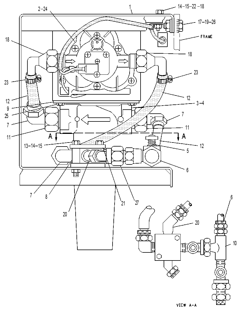 PUMP GP-WATER SPRAY 1075882 CAT