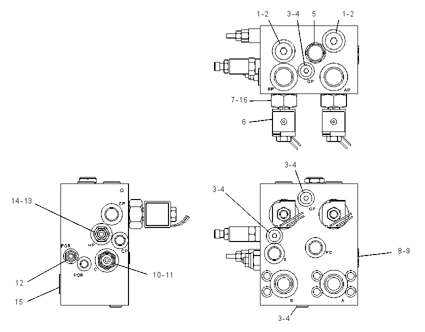 VALVE GP-VIBRATORY 1279815 CAT