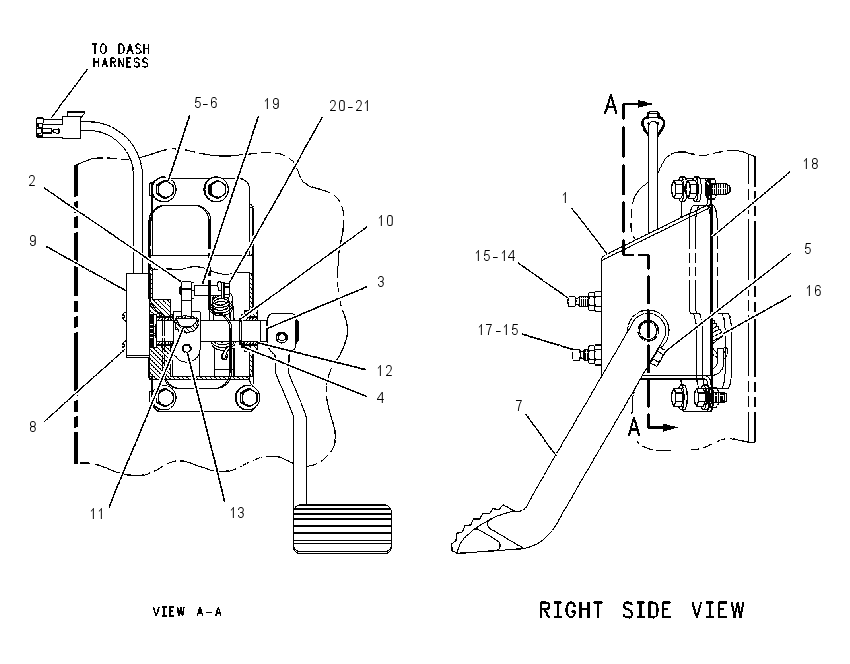 CONTROL GP-DECELERATOR 1253420 CAT