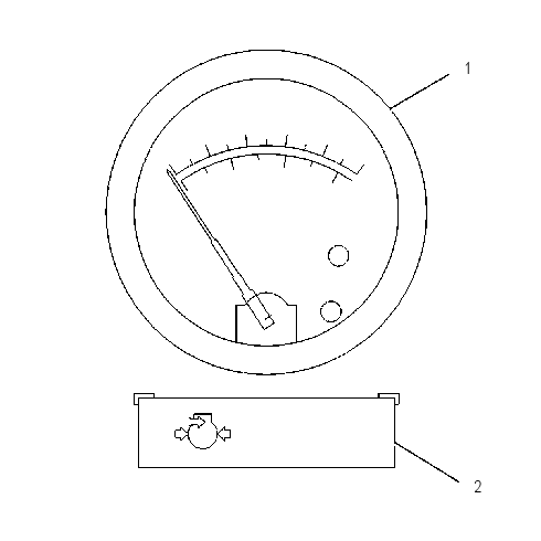 GAUGE GP-MANIFOLD PRESSURE 7C5254 CAT
