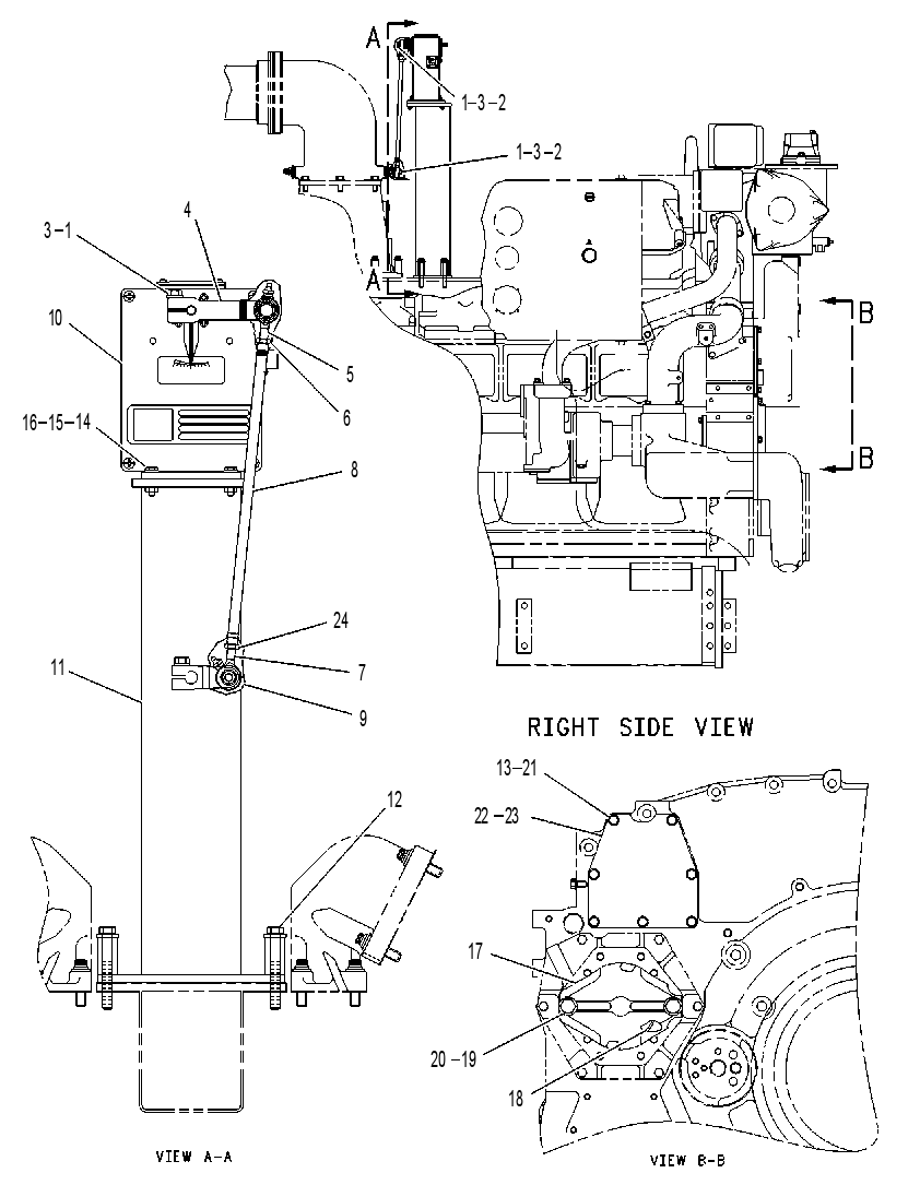 MOUNTING GP-GOVERNOR ACTUATOR 1229861 CAT