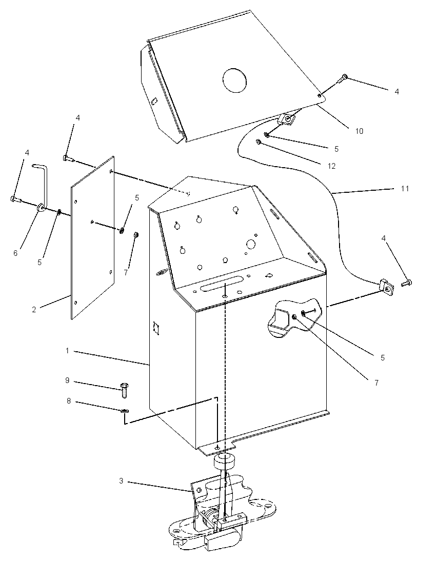 CONSOLE GP-INSTRUMENT 1116810 CAT