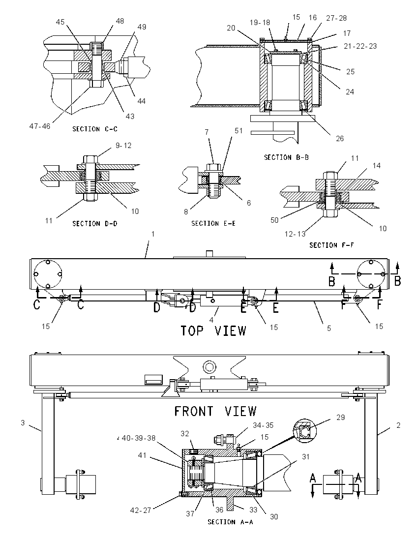 BAR GP-OSCILLATING & STEERING 1067482 CAT