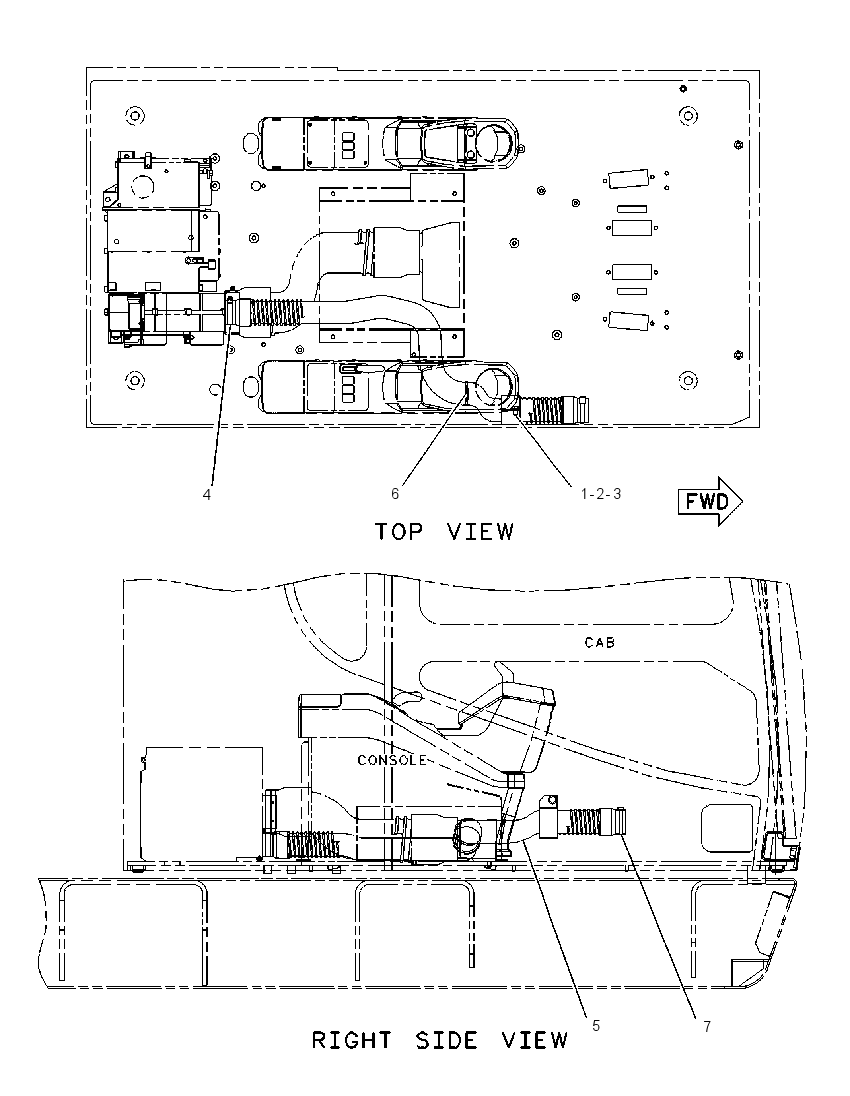 DUCT GP-DEFROSTER 1075687 CAT
