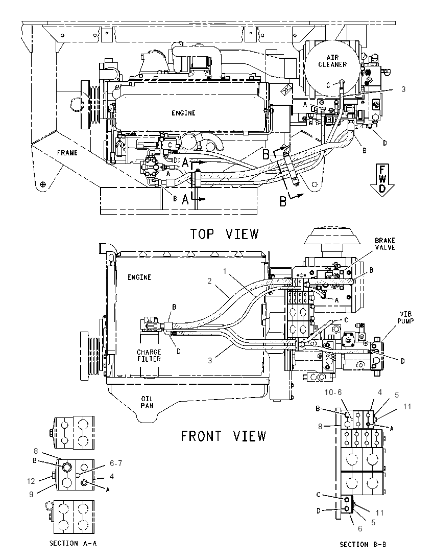 LINES GP-HYDRAULIC FILTER 1223539 CAT