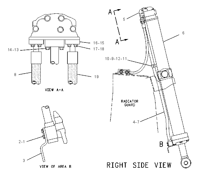 CYLINDER & VALVE GP-LIFT 1171708 CAT