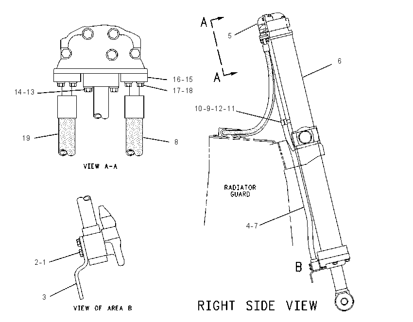 CYLINDER & VALVE GP-LIFT 1354938 CAT