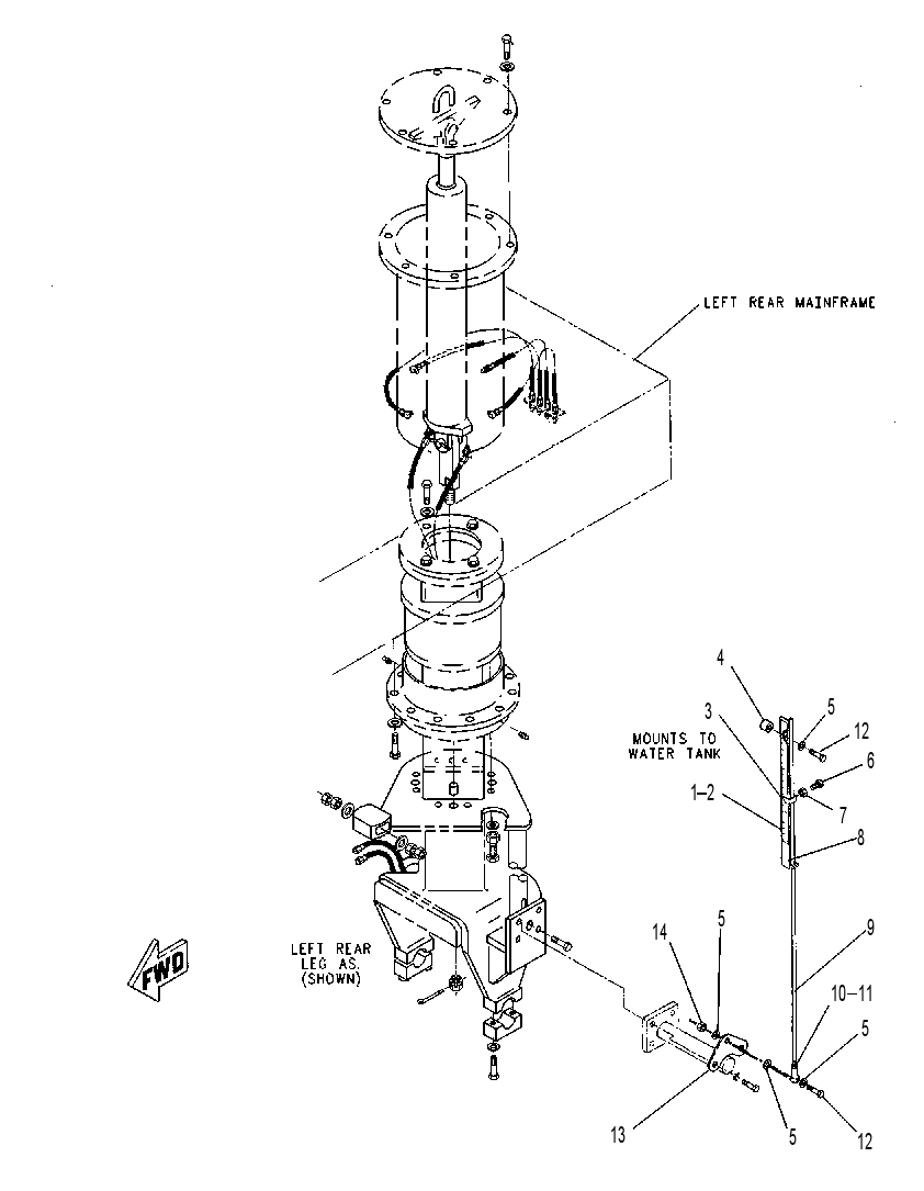 INDICATOR GP-LEG 1G9282 CAT
