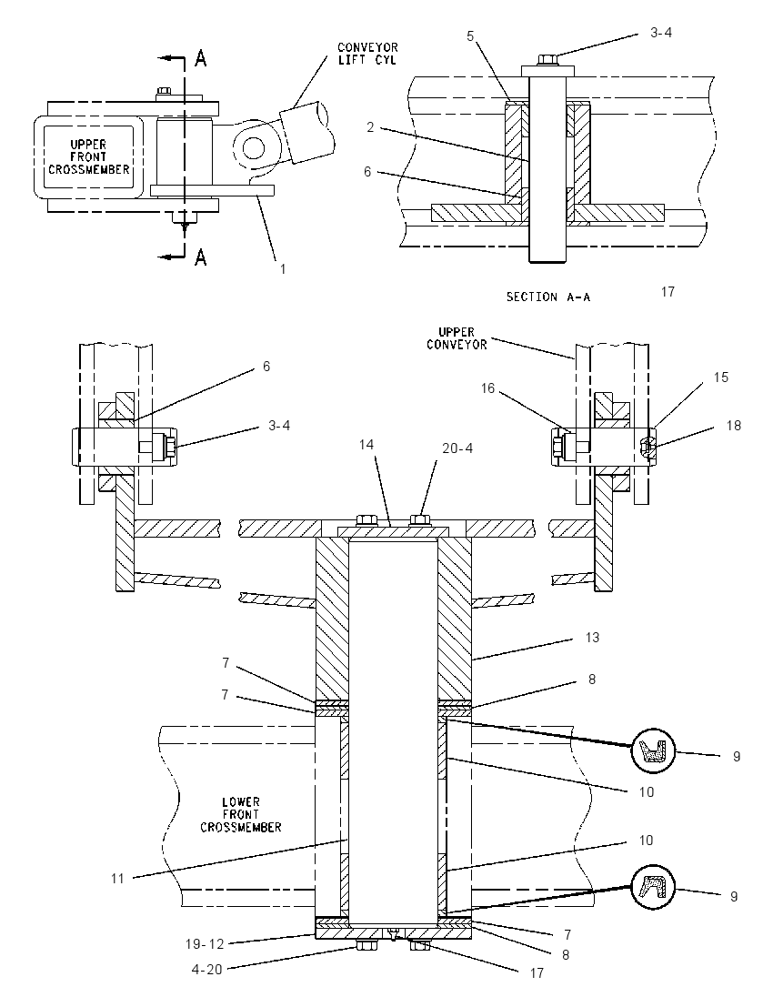 MOUNTING GP-CONVEYOR 1G7939 CAT