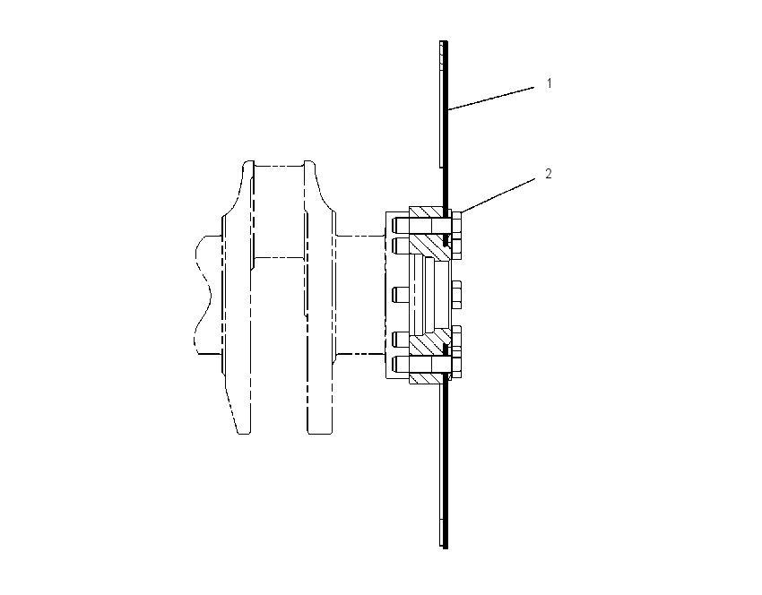 ADAPTER GP-ENGINE TO XMSN 1004029 CAT