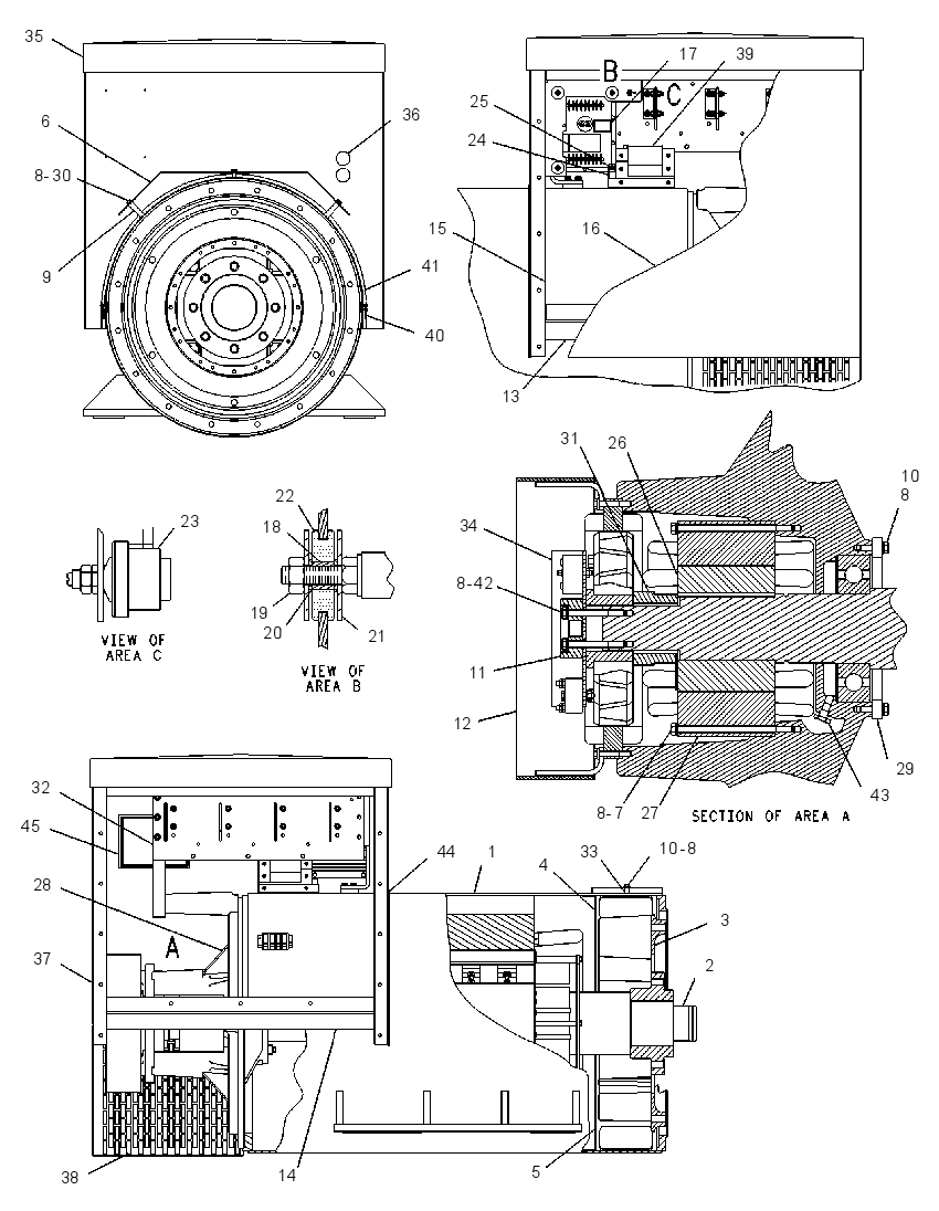 Генератор 9Y0386 CAT