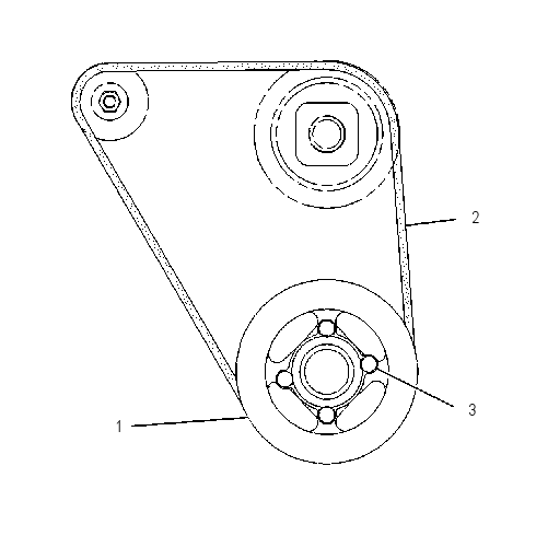 PULLEY GP-FAN & ALT DRIVE 1262195 CAT