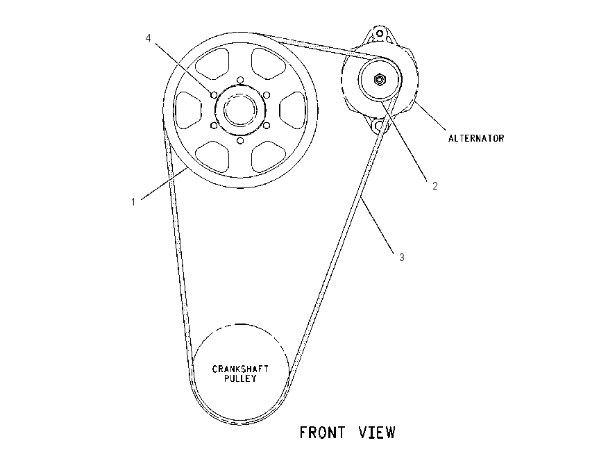PULLEY GP-ALTERNATOR 1154823 CAT