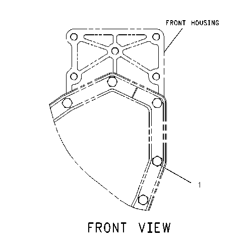FASTENER GP-FRONT COVER 1270268 CAT