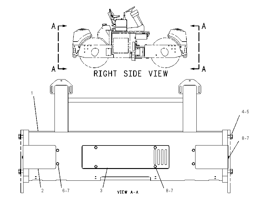 BUMPER GP-DRUM 1235837 CAT