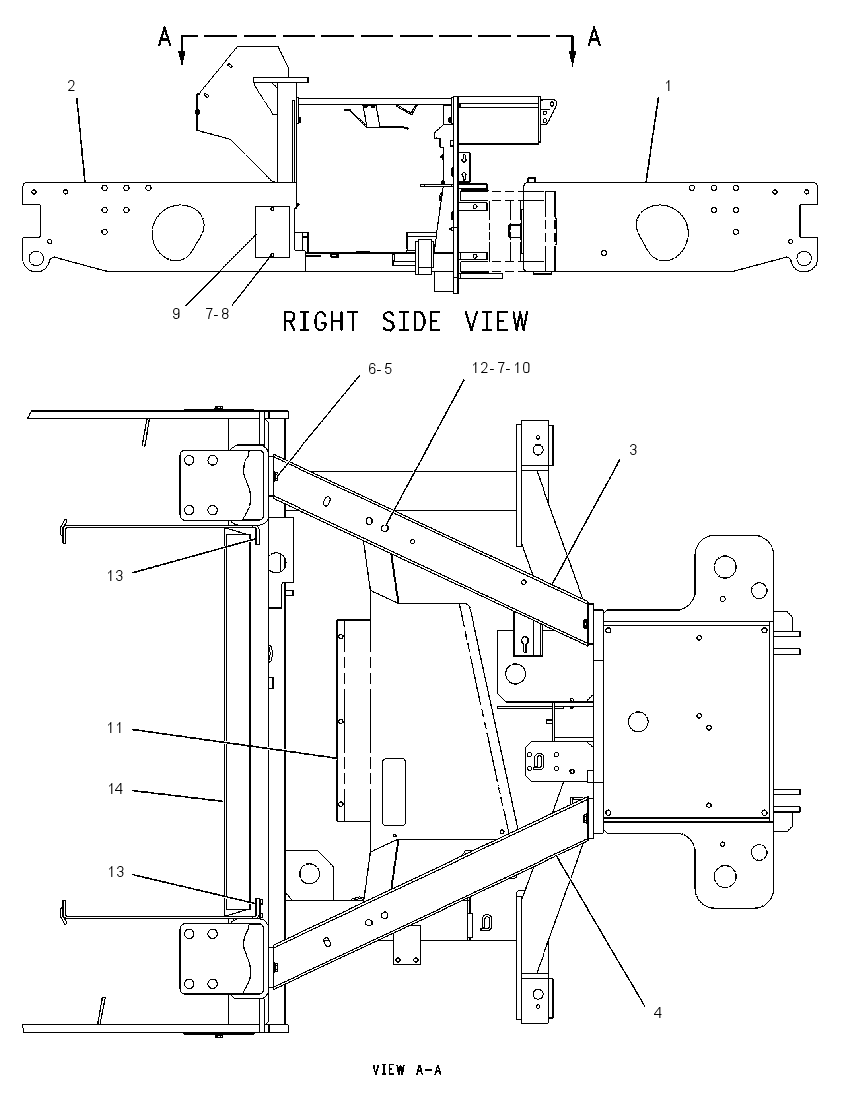 FRAME GP-MAIN 1242961 CAT