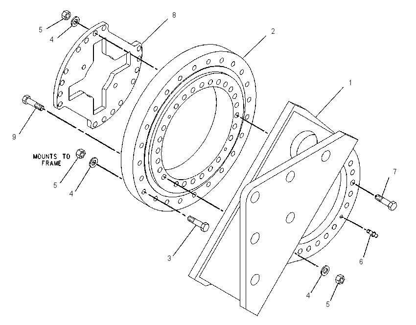 SUPPORT GP-VIBRATORY 1249534 CAT