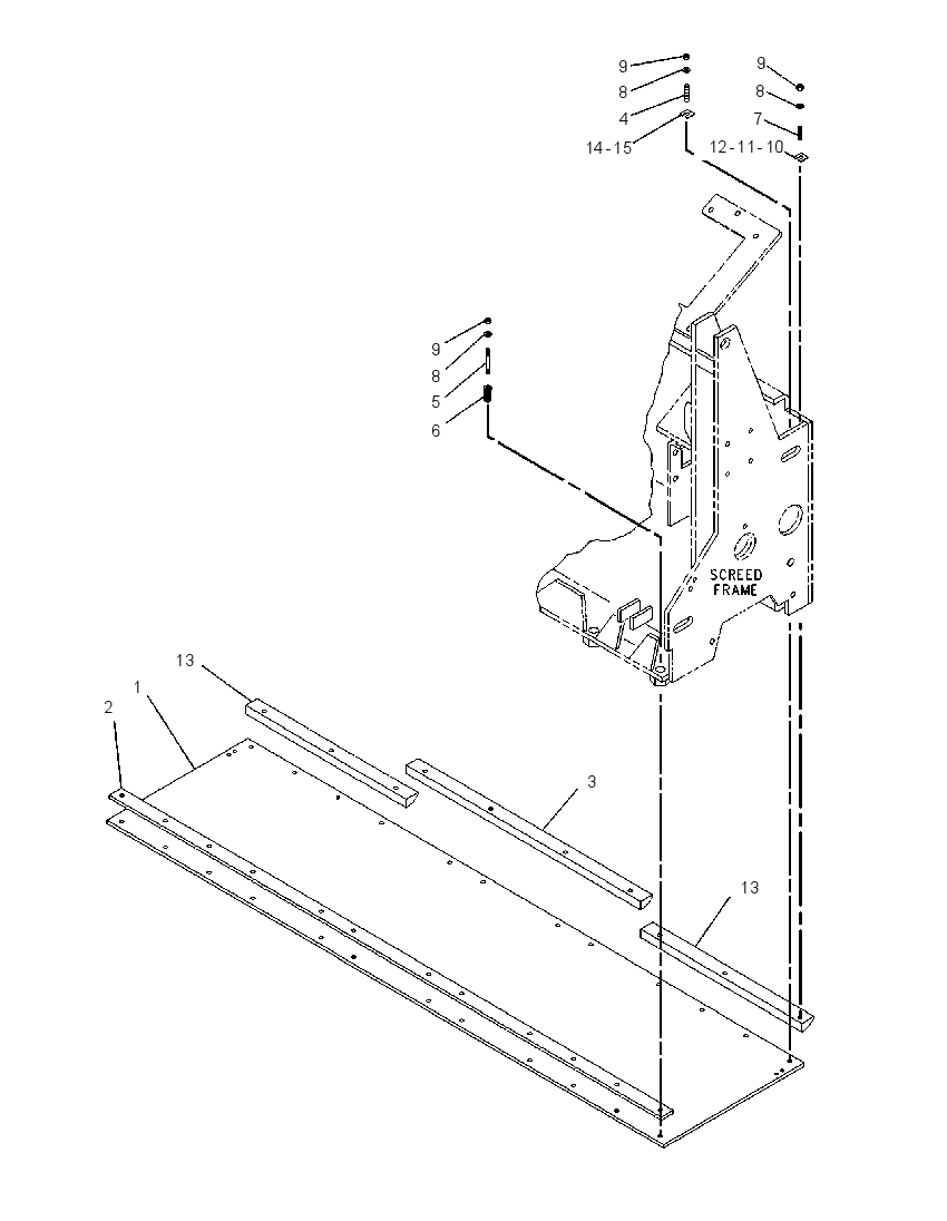 PLATE GP-SCREED 1100995 CAT