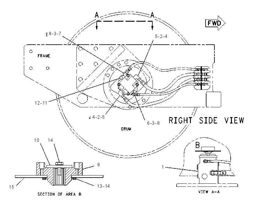 MOTOR & MTG GP-VIBRATORY 1276301 CAT